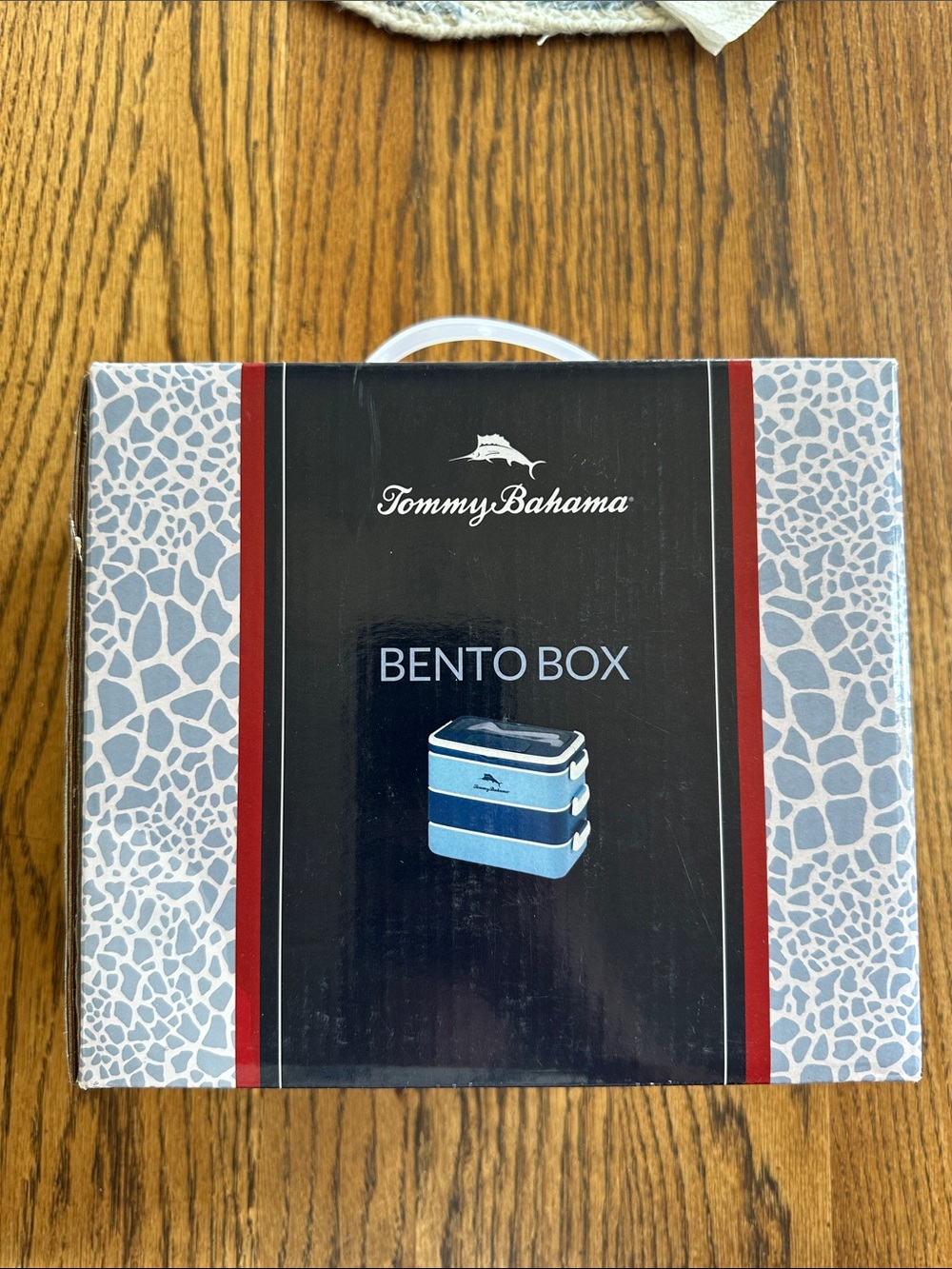 Tommy Bahama Navy and Light Blue Bento Box
